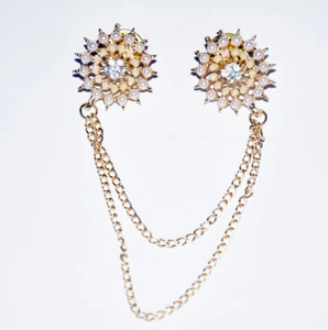 Hijab Pin Set with Chain - Picture 1 of 2