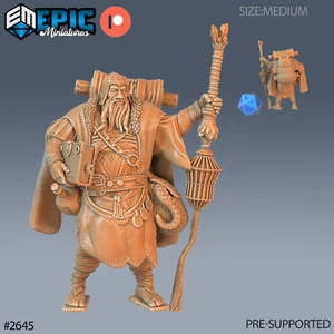 6K Resin 32mm Epic Miniatures Wandering Merchant (Medium) for D&D, Role-Play - Picture 1 of 1