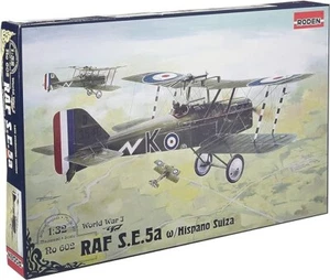 RAF S.E.5a mit Hispano Suiza Fighter WWI 1/32 Maßstab Kunststoff Modellbausatz RODEN 602 - Bild 1 von 13