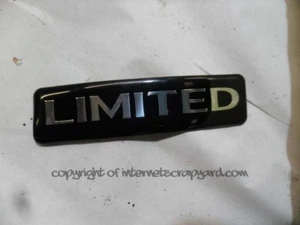 Jeep Grand Cherokee WJ 3.1 99-04 "limited" limited logo badge sign - Picture 1 of 3