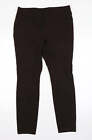 Ana Damskie brązowe nylonowe spodnie dresowe Spodnie Rozmiar L L26 w regularnym