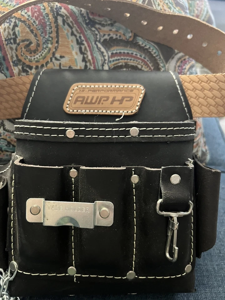 NUEVO SIN ETIQUETAS CINTURÓN DE HERRAMIENTAS AWP ALTO RENDIMIENTO ELECTRICISTA MECÁNICO DE CONSTRUCCIÓN Foto 1 de 4