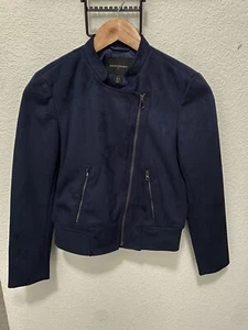 Banana republic Navy blue short zip jacket - Picture 1 of 4