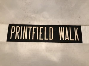 "Bus ciego vintage de lino Aberdeen Scotland 30"" - Printfield Walk" - Imagen 1 de 3