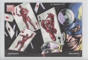 2020-21 Upper Deck Marvel Annual 1/1 Dominic Racho #BB5.10 Auto Sketch i2u