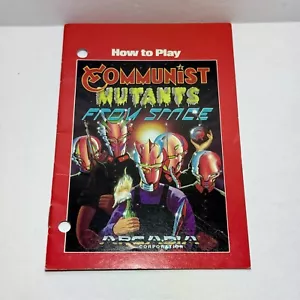 Communist Mutants From Space Atari 2600 manual de instrucciones solo Arcadia - Imagen 1 de 7