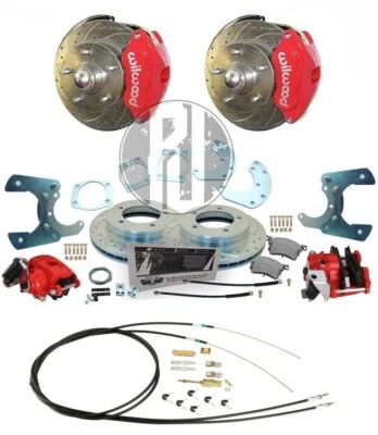 1966-1971 Ford Bronco Front & Rear Disc Brake Conversion Kit Wilwood Front Calip - Image 1 of 4