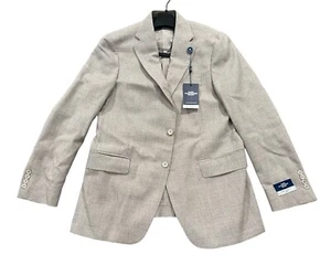 NUEVO Abrigo deportivo Hart Schaffner & Marx para hombre New York Fit mini cuadros talla 44R nuevo con etiquetas - Imagen 1 de 4