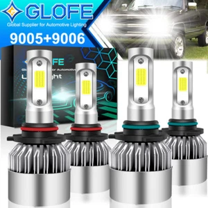 Bright Hi/Lo Beam LED Headlight Bulb Kit For Chevy K1500 2500 Suburban 1993-1999 - Picture 1 of 8