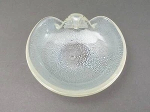 Seguso Murano Italy Vintage Mid Century Modern Silver Fleck Art Glass Bowl - Picture 1 of 7