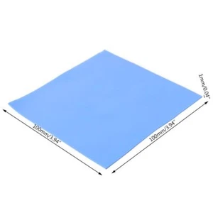 Thermal Pad 100x100mm Thermal Silicone Pad with Thickness of 1mm Non Conductive - Photo 1/8