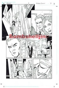 Dark Horse Joss Whedon's BUFFY 9 #9 página 3 arte original -- Richards and Owens - Imagen 1 de 1