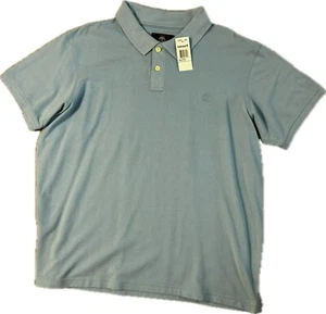 TIMBERLAND MEN'S LIGHT BLUE POLO COTTON T-SHIRT Sz. XXL #1505J-359 - Picture 1 of 2