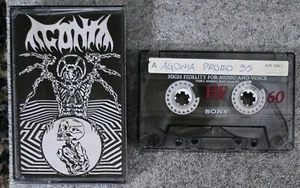 AGONIA At The Darkest Spawn Promo 1995 Tape Rare Death Metal Pyrexia Devourment - Picture 1 of 3