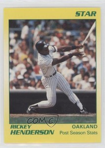 1990 Star Rickey Henderson Rickey Henderson #4 HOF