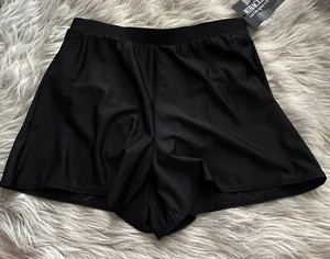 Miraclesuit Swim Shorts Black High Waist Bikini Swim Bottom 6516605 10 - Picture 1 of 3