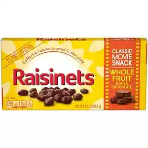 Raisinets California Raisins Covered in Milk Chocolate, 3.1oz 15 count - Picture 1 of 3