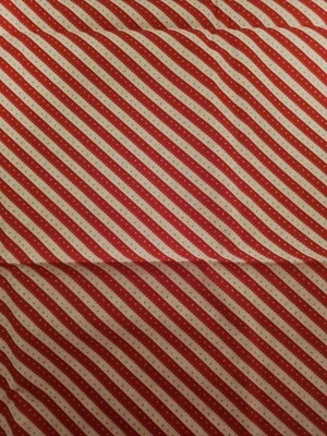 Baby Jane By Eric & Julie Comstock  Cosmo Cricket For Moda 2Yds Red Stripe 37065 - Image 1 of 4