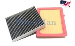 FILTRO DE AIRE DE CABINA DE MOTOR Y CARBONO para Chevy Equinox 18-23 y GMC Terrain 18-24 - Imagen 1 de 1