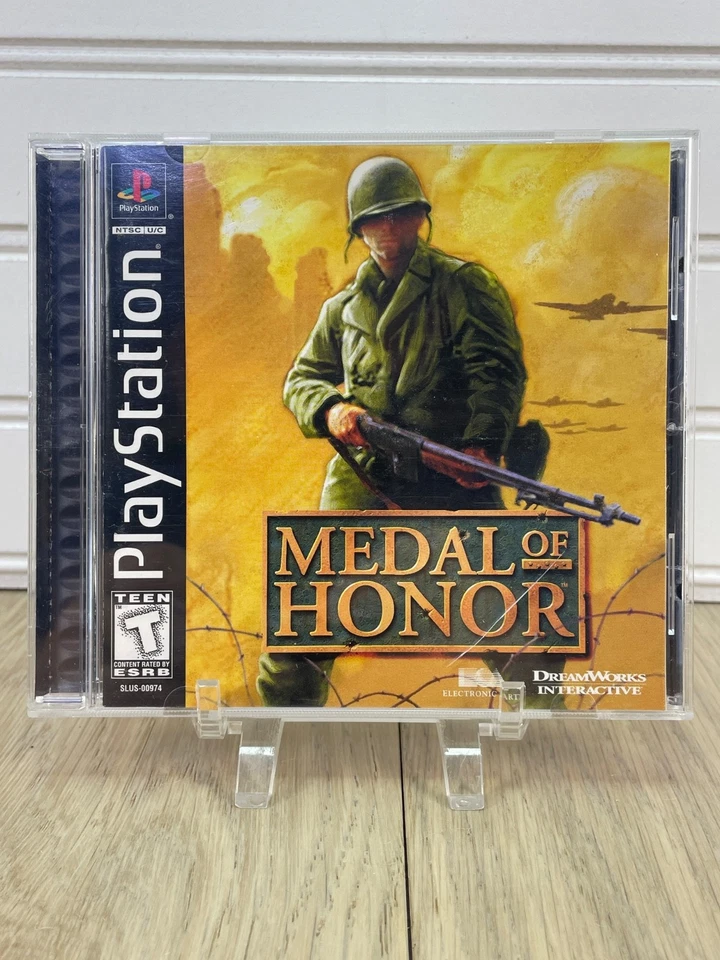 Medal of Honor (Sony PlayStation 1, 1999) PS1 ETIQUETA NEGRA COMPLETA Foto 1 de 1