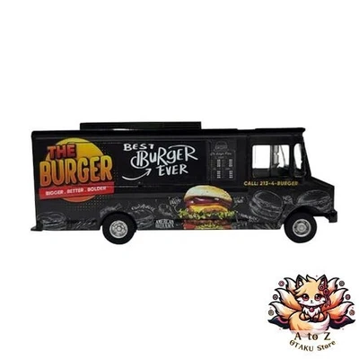 NEUF American Diorama échelle 1/64 Food Truck The Burger Truck (modèle fini) - Photo 1/2
