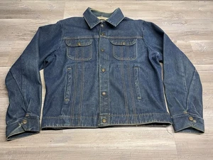 Vintage 70s 80s Key Imperial Mens 4 Pocket Denim Jean Jacket Trucker USA Size M - Picture 1 of 18
