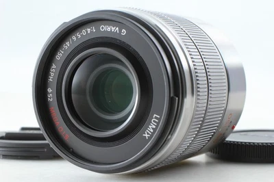 [MINT] Panasonic LUMIX G VARIO 45-150mm F4.0-5.6 ASPH. MEGA O.I.S.Silver JAPAN - Image 1 of 4