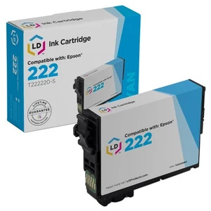Repuesto de cartucho de tinta para Epson 222 SY Cyan T222220 WF-2960 XP-5200 - Imagen 1 de 8