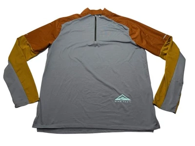 Nike Dri-Fit Trail Element Half Zip Running Pullover Medium DD5708-493 *READ* - Image 1 of 4