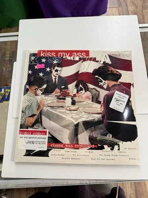Kiss My Ass Classic Kiss Regrooved LE Red Vinyl Gatefold Package Sealed - Image 1 of 4