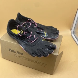 Vibram Women's FiveFingers KSO EVO, Black/Rose, 41 EU / Comes In Box - Picture 1 of 7