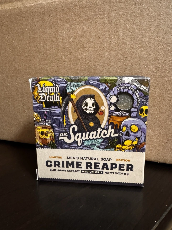 Dr. Squatch Limited Ed. Bar Soap Grime Reaper All Natural with Medium Grit 5oz - Image 1 of 1