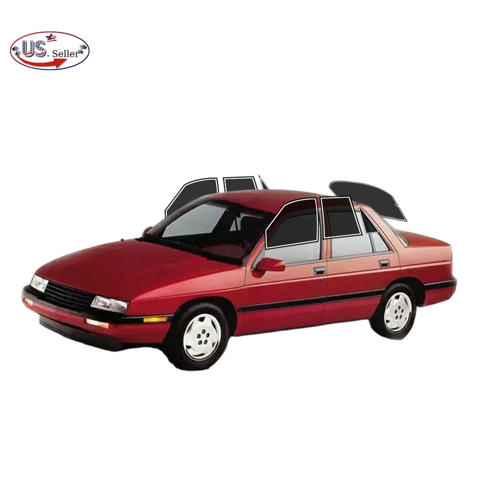 Kit de película de tinte de ventana de 2 capas precortada personalizada computarizada para Chevy Corsica 1987-1996 Foto 1 de 4