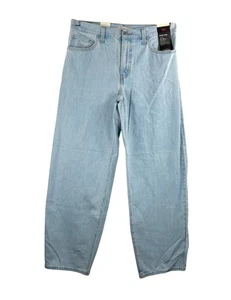 Levis baggy dad jeans light wash 90s retro relaxed retro boho sz 28 - Picture 1 of 11