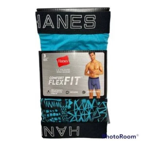 3 Pack Hanes Ultimate Comfort Flex Boxer Briefs Men's Small 28-30" Underwear - Picture 1 of 3