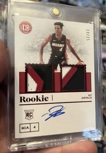 2019-20 Encased KZ Okpala Ruby Dual Rookie Patch Autograph 261 Auto RC #24/25 RC - Picture 1 of 2