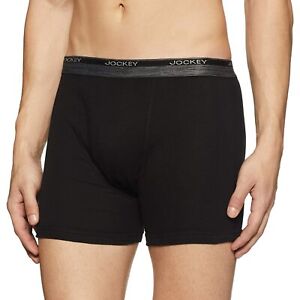 Jockey Men's Cotton Brief (Pack of 2) Super Combed Cotton Rib Fabric Black