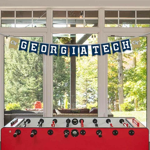Georgia Tech Yellow Jackets Banner Flags On A String Cover