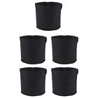 Fabric Pots Container 5 Pack 3 Gallon Plant Grow Bags Fabric Containers4203