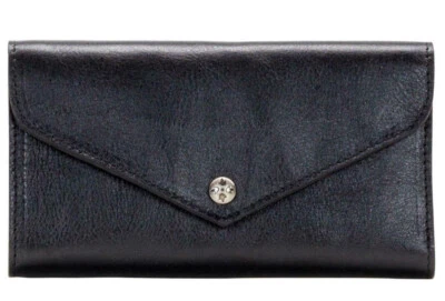 Cartera Patricia Nash Cuero CORI 11 Bolsillos con Tecnología RFID ~ Negra Foto 1 de 4