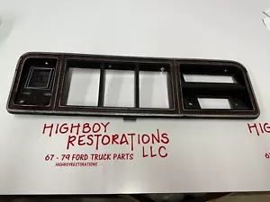 73-79 Ford Truck Wood Grain AC Dash Bezel - Bild 1 von 12