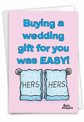 1 Tarjeta de Felicitación de Cumpleaños Divertida con Sobre - Cumpleaños Suya Boda Gay Foto 1 de 4