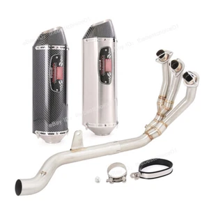Silenciador de tubo delantero sistema de escape completo antideslizante para Triumph Trident 660 Tiger 660 - Imagen 1 de 14