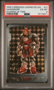 PSA 6 Ganondorf 1999 Legend of Zelda Carddass Ocarina of Time Prism #21 - Foto 1 di 2