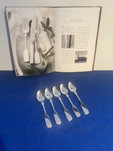 Robbe & Berking Sterling Silber 925 Alt Spaten Besteck 5 x Kaffeelöffel - Bild 1 von 3