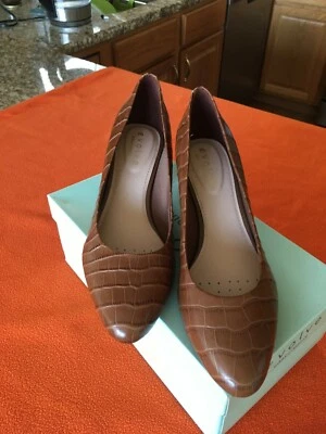 Easy Spirit Women's Evolve Robin Pump Medium Brown Heels — 第 1/4 张图片