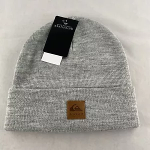 Men's QUIKSILVER 'Brigade' Beanie, One Size - Heather Grey (WBK0) - Picture 1 of 5