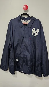 New Vintage LEVIS YANKEES WINDBREAKER JACKET MENS SIZE 3XL - Picture 1 of 10