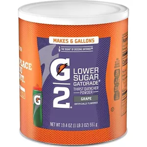 Gatorade Thirst Quencher Powder, G2 Low Calorie, Grape, 19.4 Ounce (Pack of 3) - Picture 1 of 10