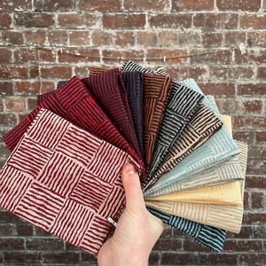Thatched Weave Patterned Upholstery Fabric For Cushions & Curtains Per Metre - Picture 1 of 63